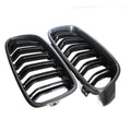 2x Nieren Kühlergrill Doppelsteg passend für BMW 3er F30 F31 F35 F80 2012-2018