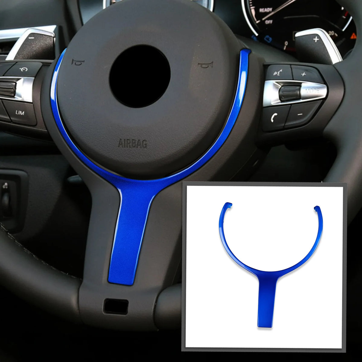 Lenkrad Blende passend für BMW F20 F22 F30 F31 F32 F33 F35 F36 F10 F06 F12 F15