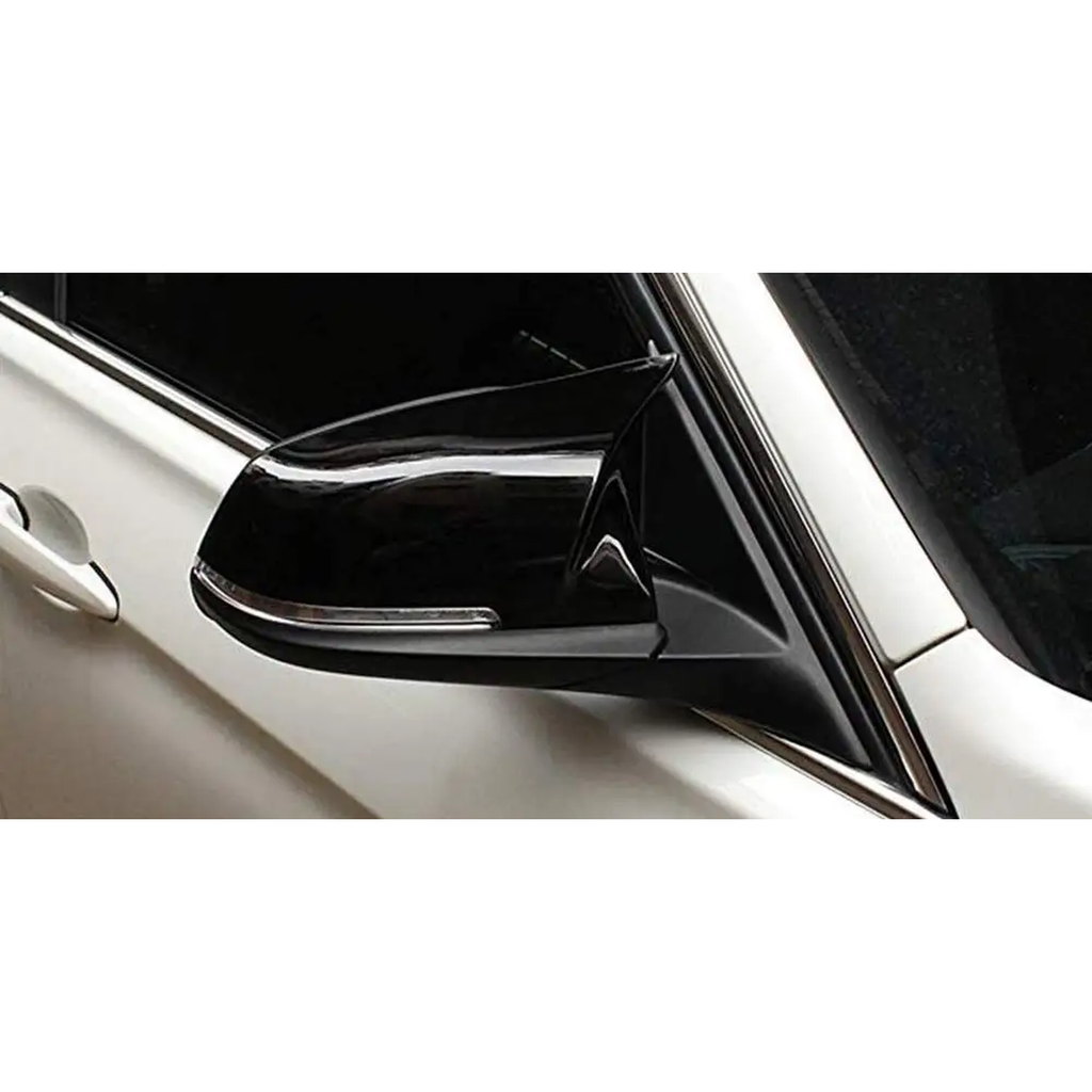 Außenspiegel Abdeckkappen passend für BMW 1er / 2er / 3er / 4er / X1 E84 F20 F21 F22 – Einbau am Fahrzeug 1