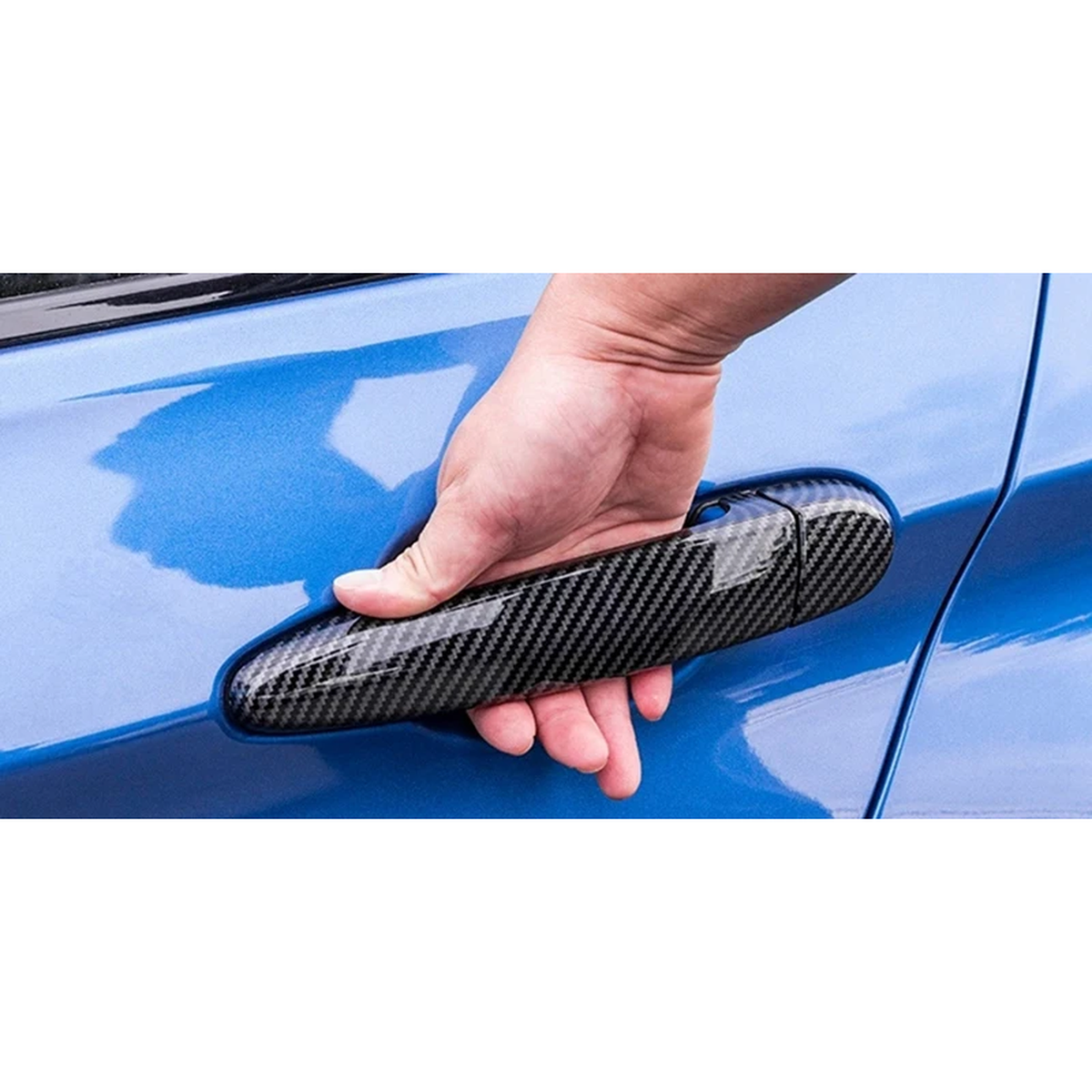 Außentürgriff Abdeckungen Set 8-teilig passend für BMW 1er / 3er E87 E90 E91 E92 – Einbau am Fahrzeug 2
