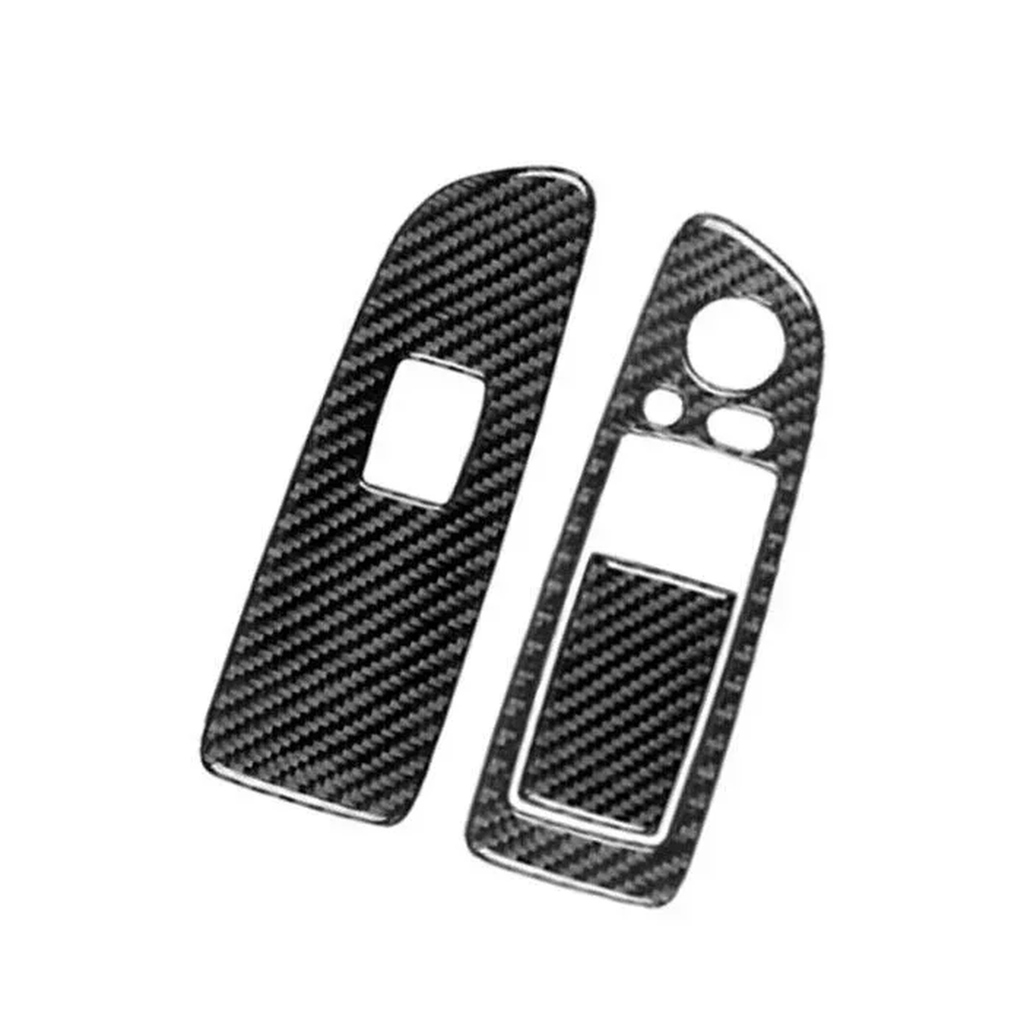 Fensterheber Schalter Zierblenden Set Carbon-Optik passend für BMW 1er E82 E88 – Detailansicht 1