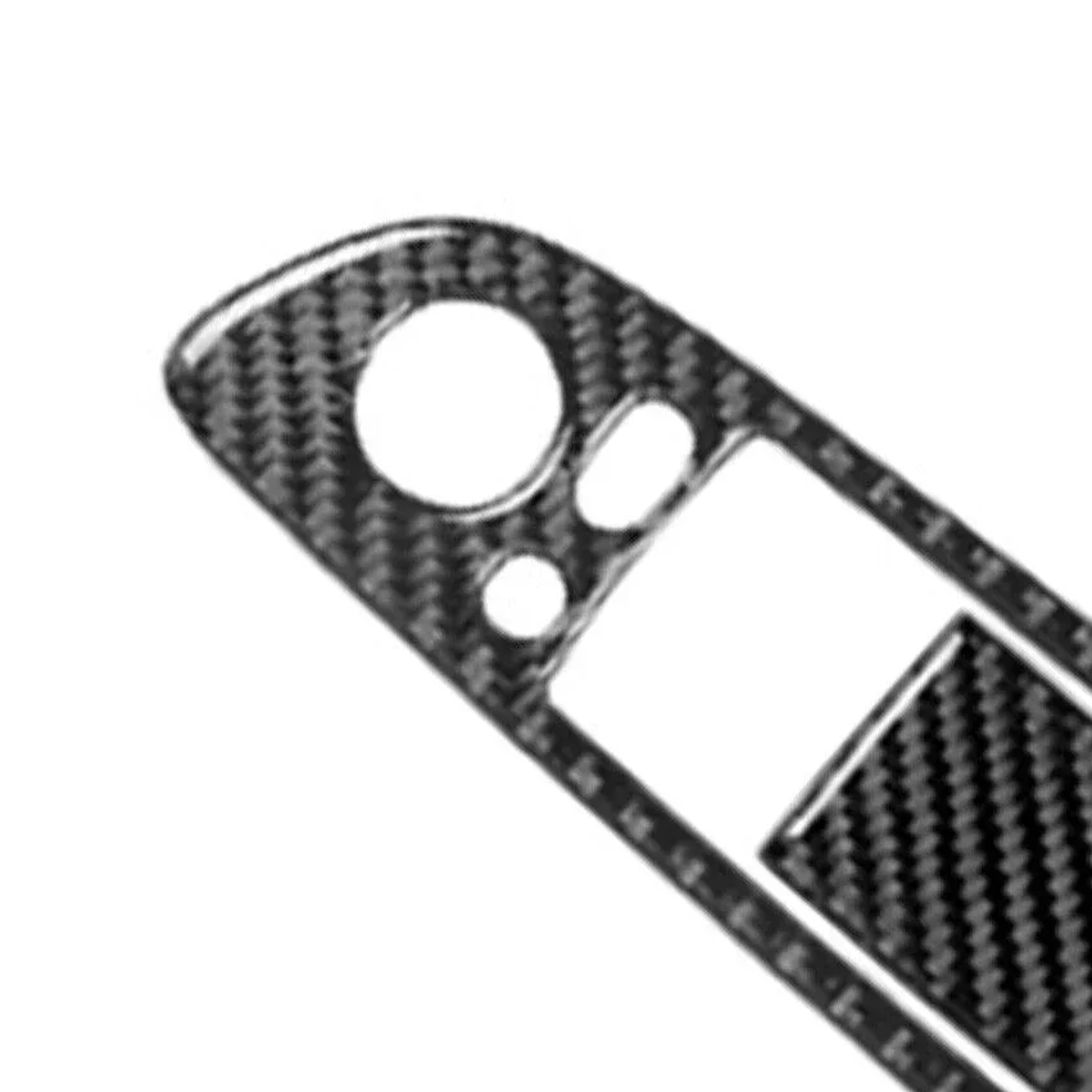 Fensterheber Schalter Zierblenden Set Carbon-Optik passend für BMW 1er E82 E88 – Detailansicht 2