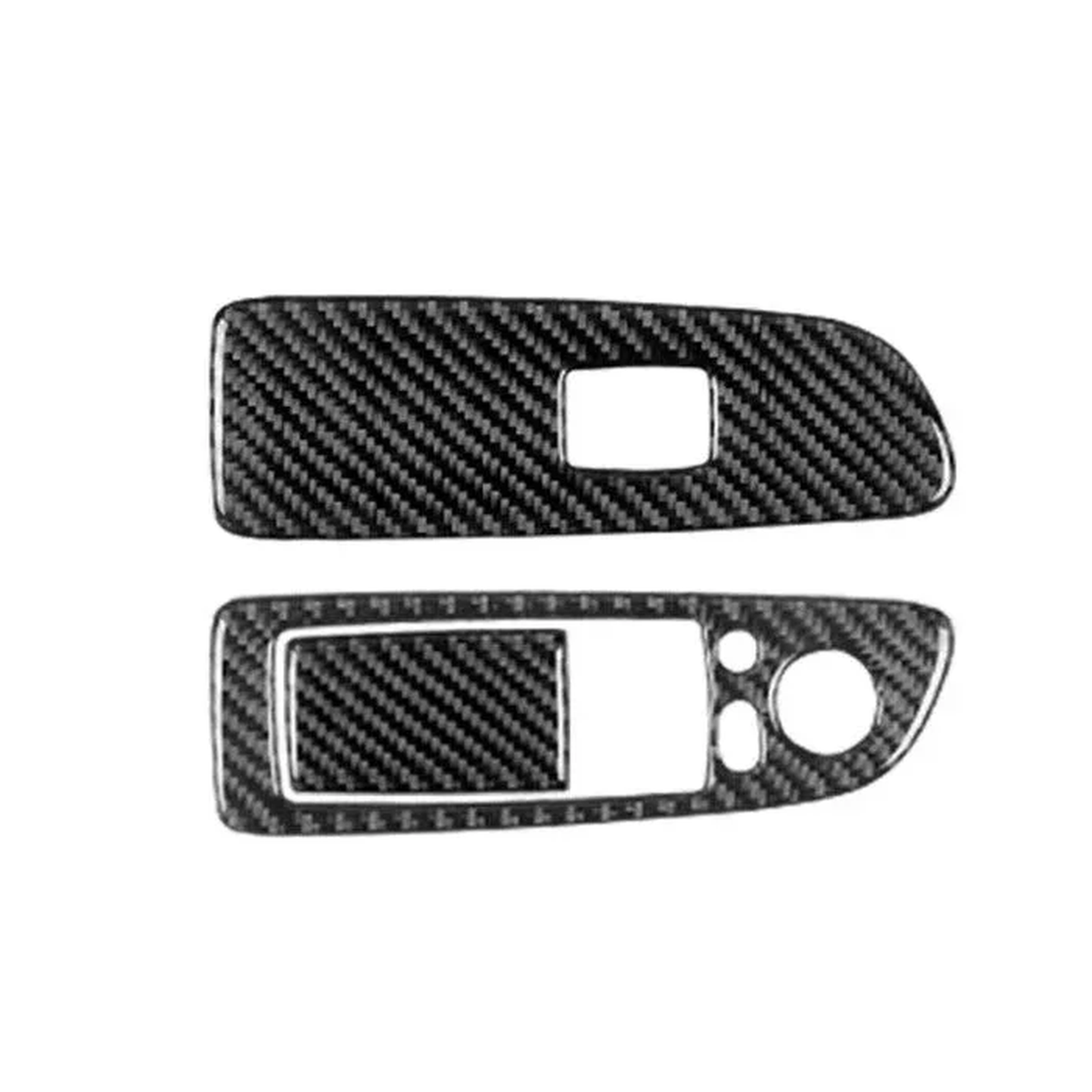 Fensterheber Schalter Zierblenden Set Carbon-Optik passend für BMW 1er E82 E88 – Detailansicht 4