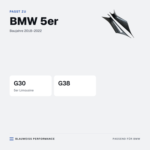 Innen-Türgriff Blende passend für BMW 5er G30 G38 – Passt zu