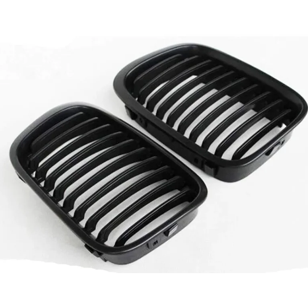 Kühlergrill Nieren Schlitzdesign passend für BMW 3er E46 – Detailansicht 2