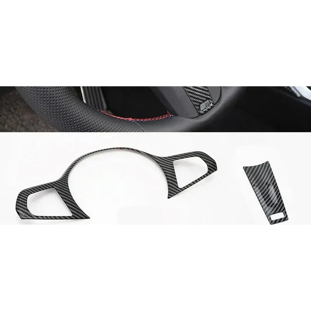 Lenkrad Zierblenden Set Carbon-Optik passend für BMW 3er G20 – Detailansicht 1