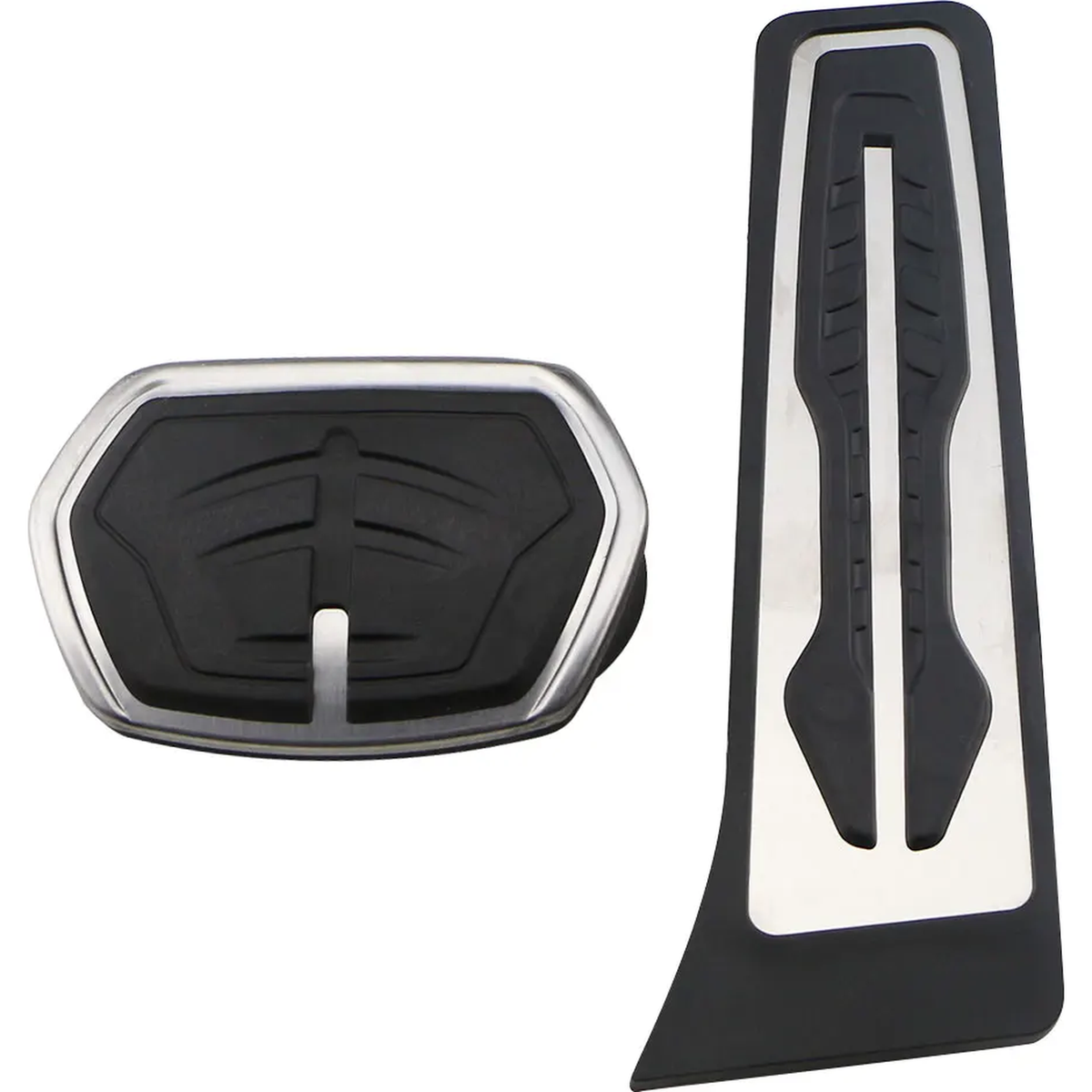 Pedalauflagen Set Automatik passend für BMW 1er / 2er / X1 / X2 F39 F40 F45 F46 – Detailansicht 2