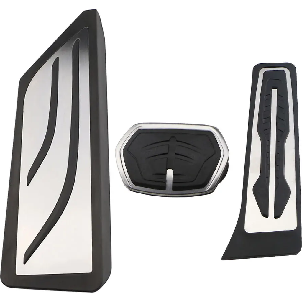 Pedalauflagen Set Automatik passend für BMW 1er / 2er / X1 / X2 F39 F40 F45 F46 – Detailansicht 3