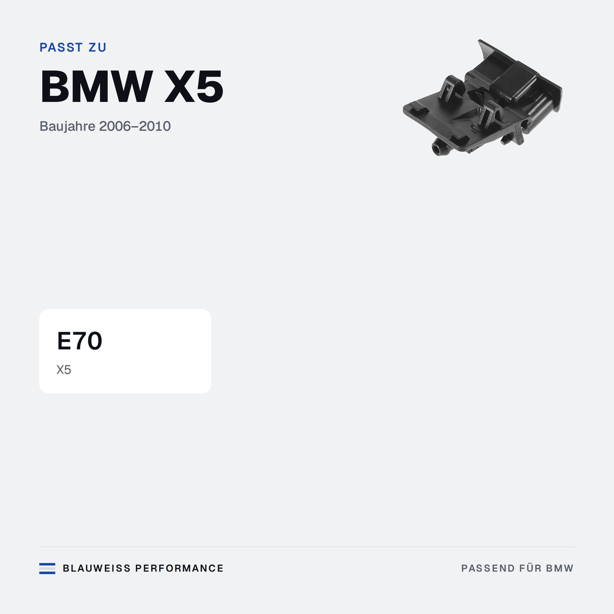Scheibenwaschanlage Düse passend für BMW X5 E70 – Passt zu